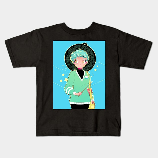 Fern Kids T-Shirt by shourimajo